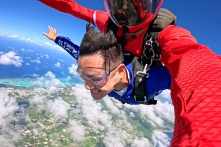 初のスカイダイビング＠REPSS照井