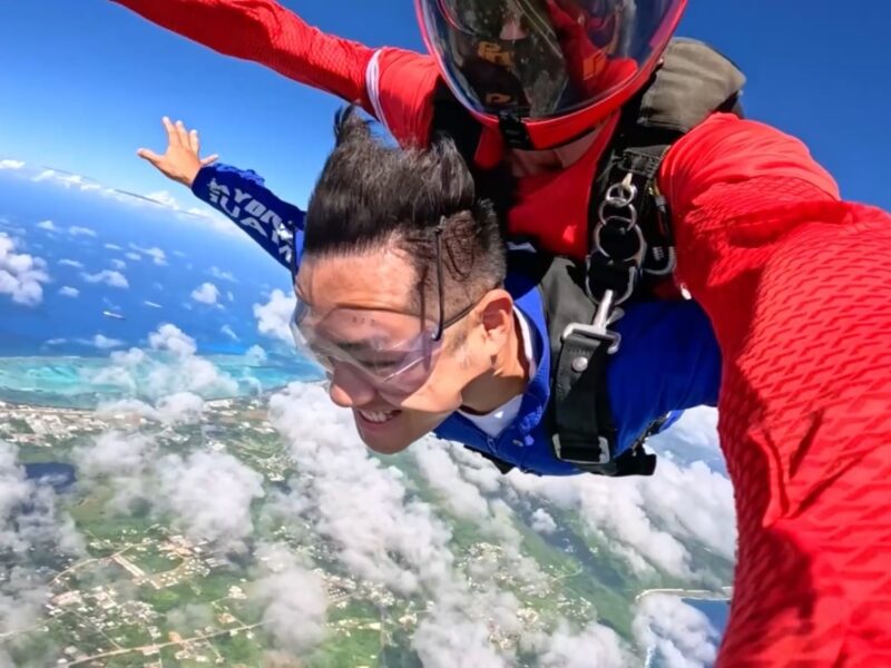 初のスカイダイビング＠REPSS照井